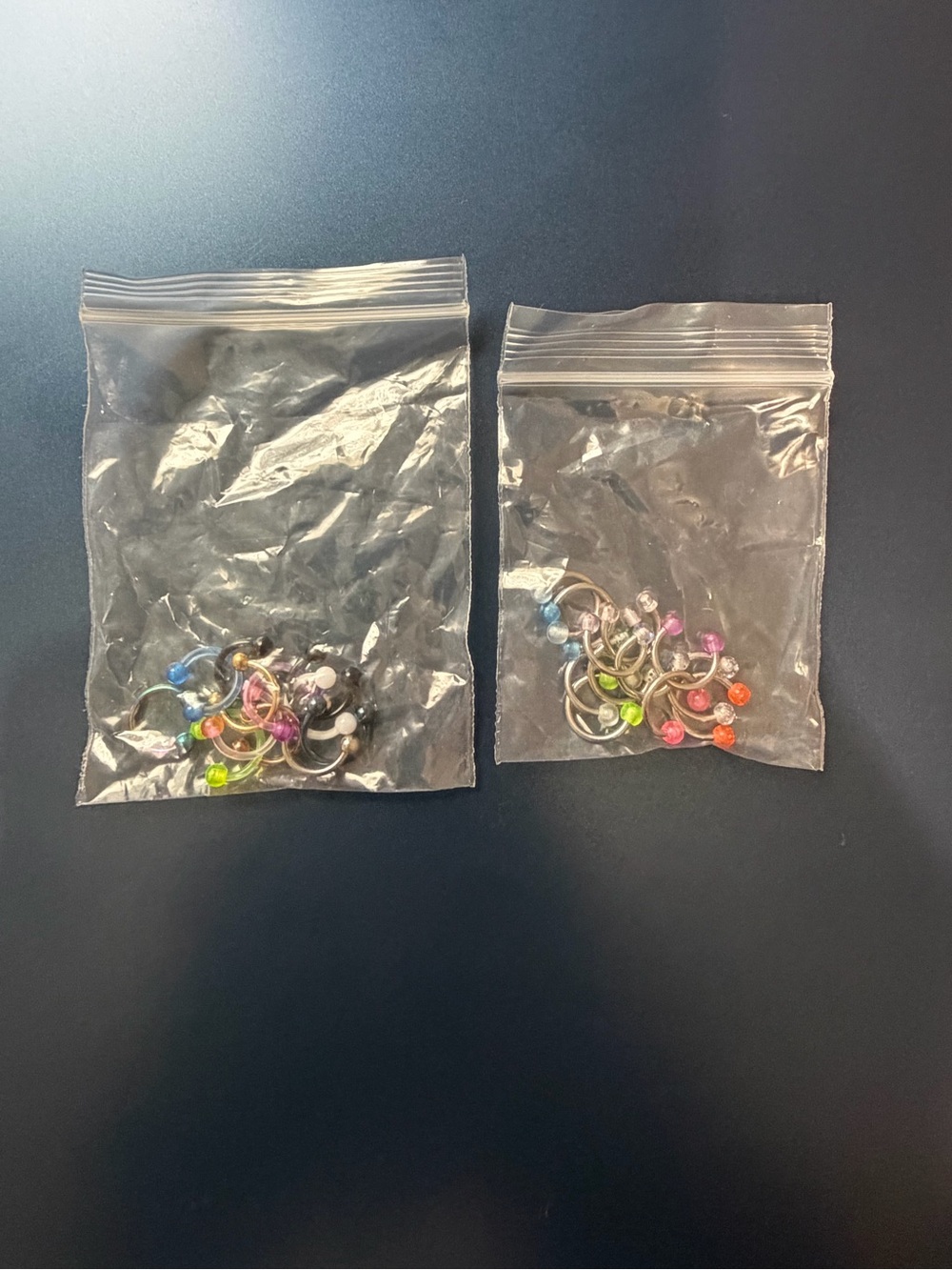 Multi-color septum  nose rings